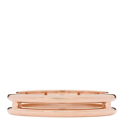 Hermes 18K Rose Gold Ariane Wedding Band Ring 52 6 3 of 5