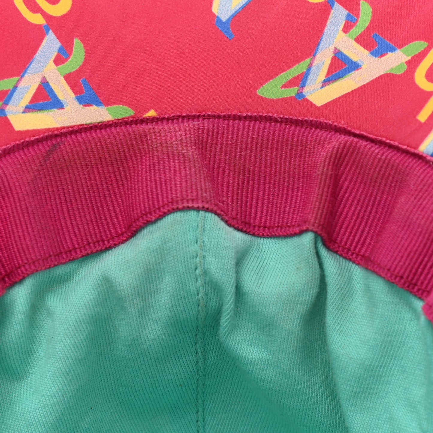 Nylon Logo Cap Hat Fuchsia