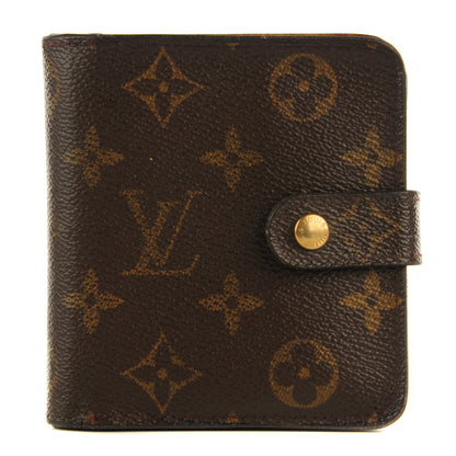 Louis Vuitton Monogram Compact Zipped Wallet 1 of 8