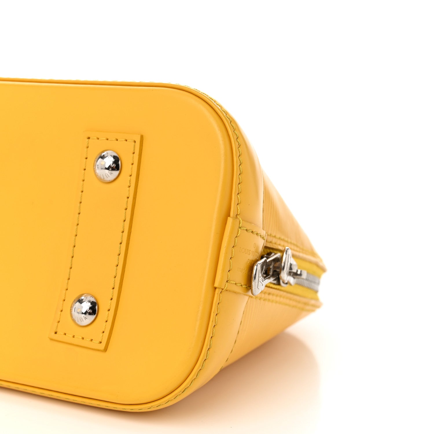 Louis Vuitton Epi Alma BB Citron 10 of 11