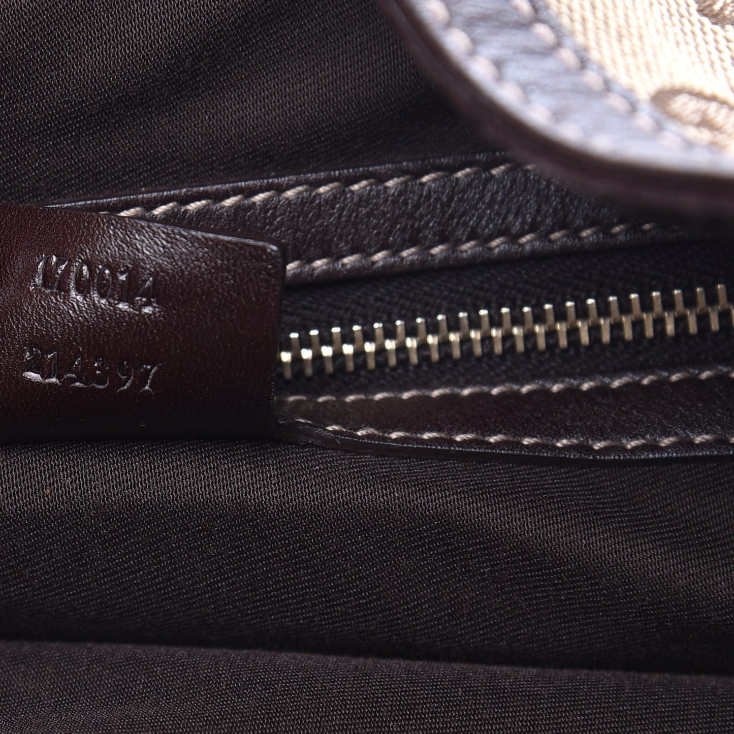 Monogram Large Wave Hobo Dark Brown