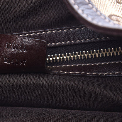 Gucci Monogram Large Wave Hobo Dark Brown 7 of 10