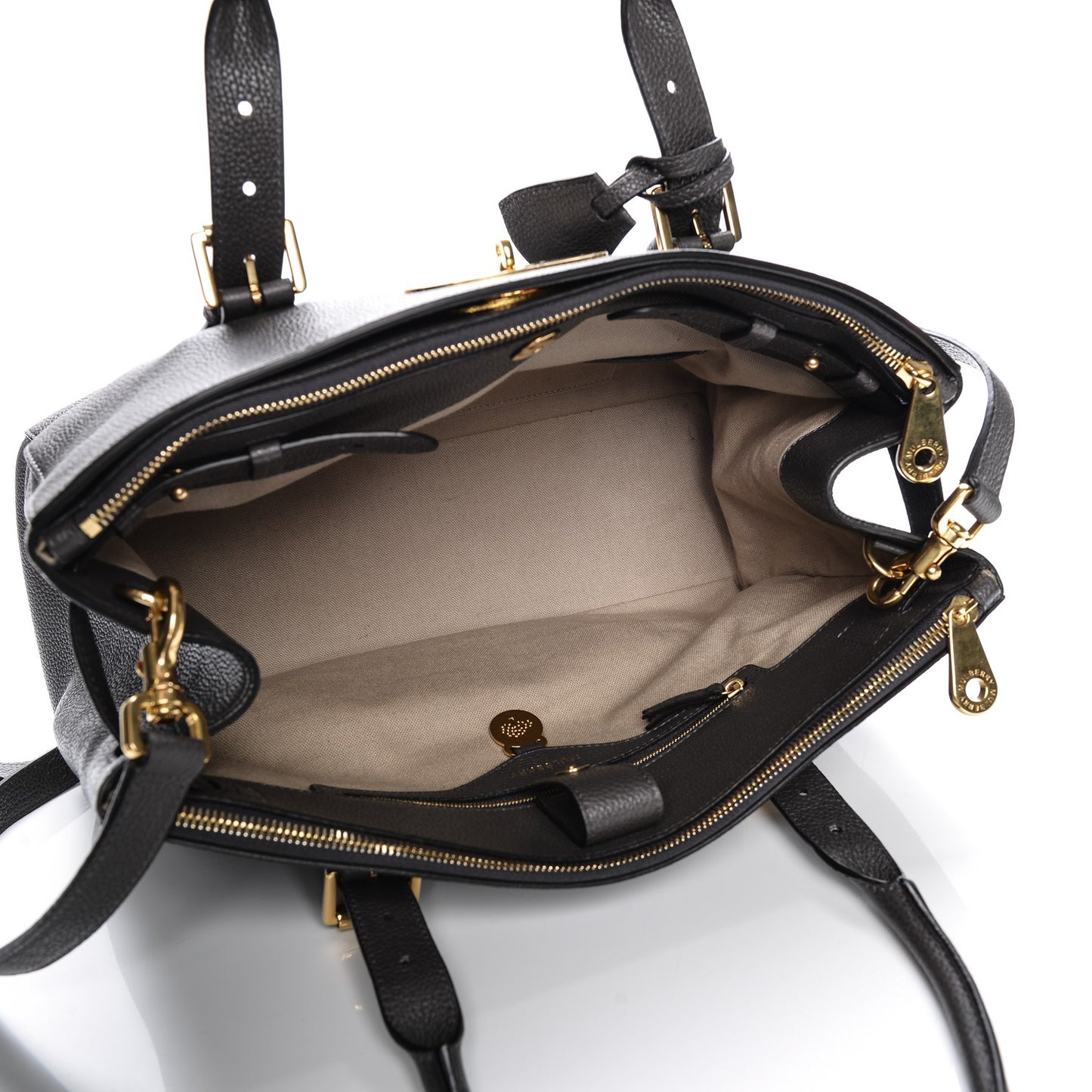 Classic Grain Bayswater Double Zip Tote Dark Grey