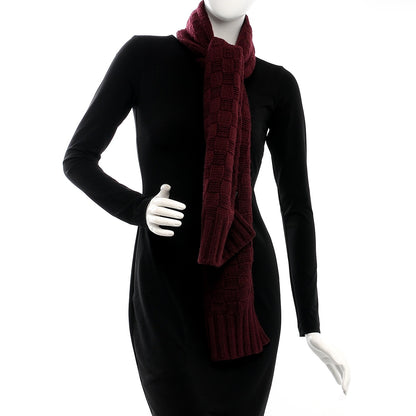 Louis Vuitton Cashmere Damier Helsinki Scarf 2 of 5