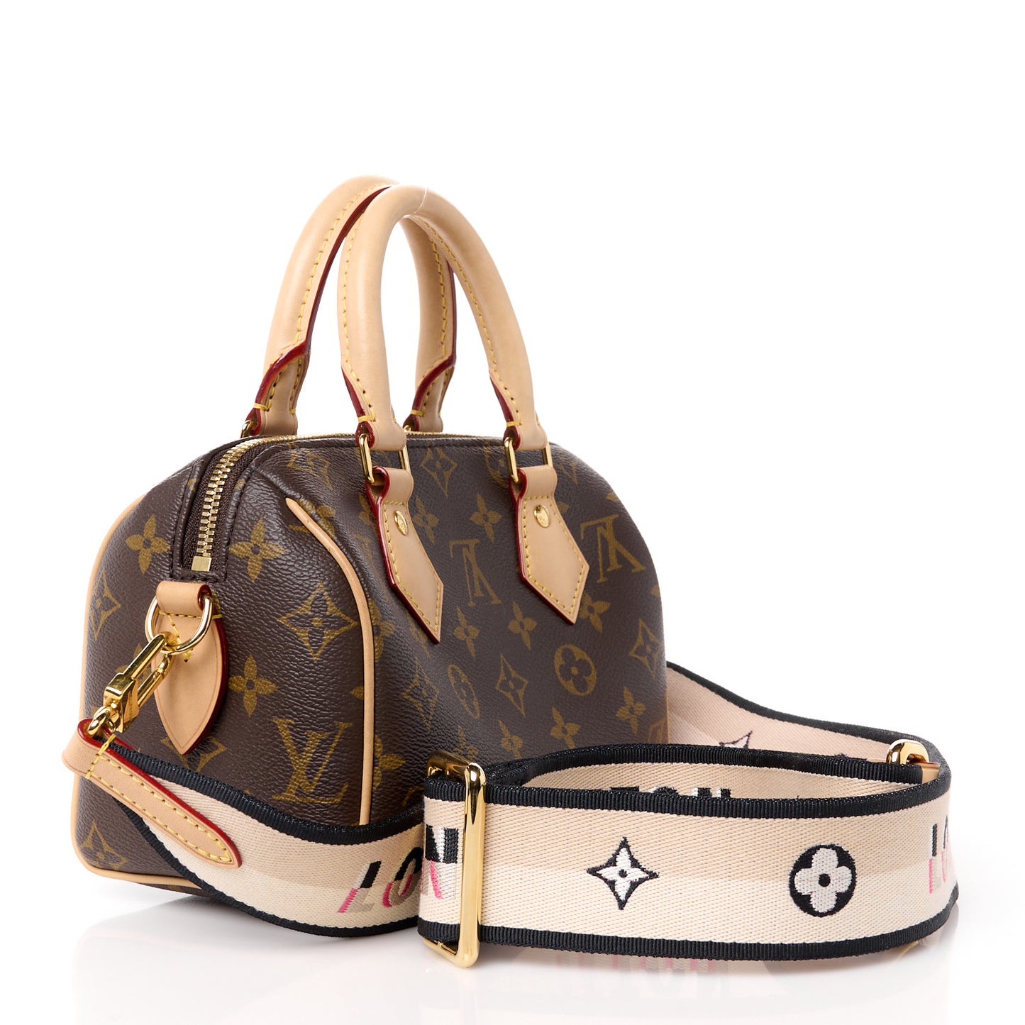 Monogram Speedy Bandouliere 20 Black