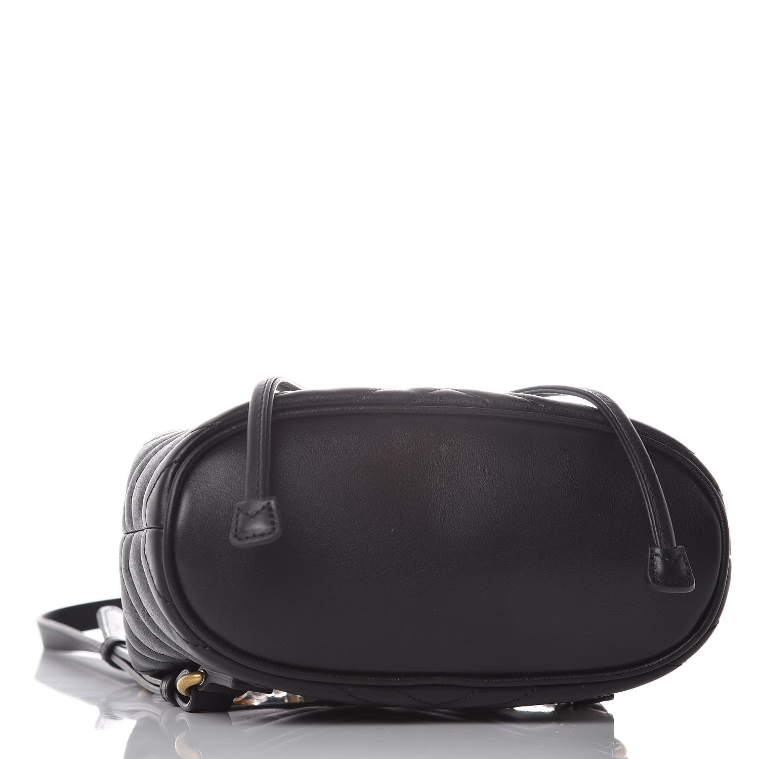 Gucci Calfskin Matelasse GG Marmont Flap Backpack Black 3 of 7