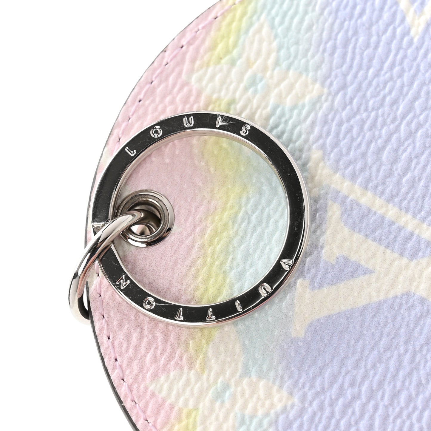 Monogram Escale Bag Charm Key Holder Pastel