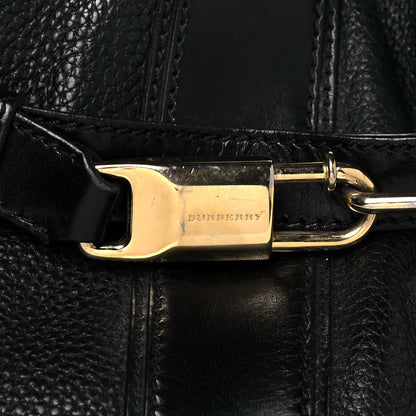 Burberry Grainy Calfskin Willenmore Hobo Black 12 of 13