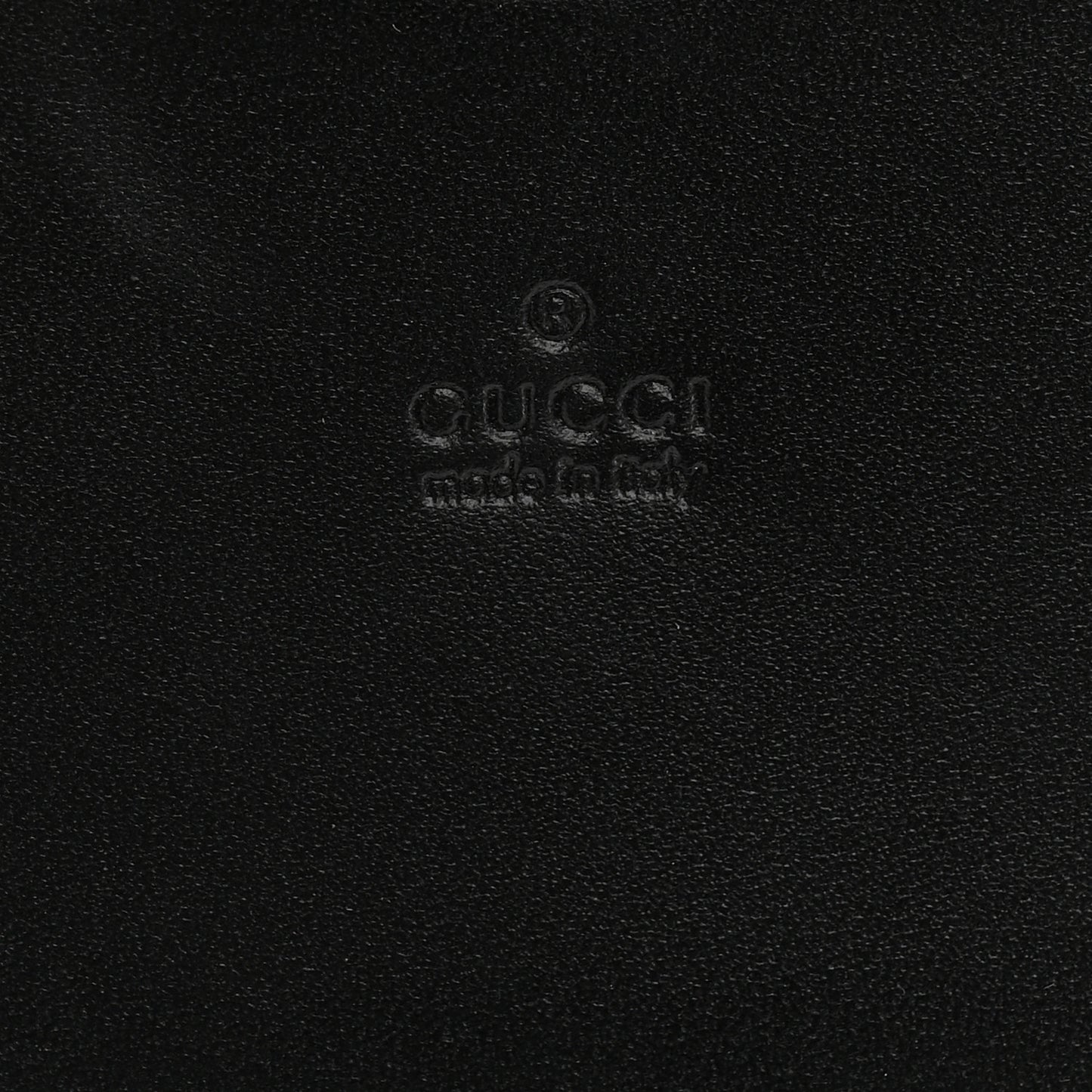 Guccissima Card Case Wallet Black