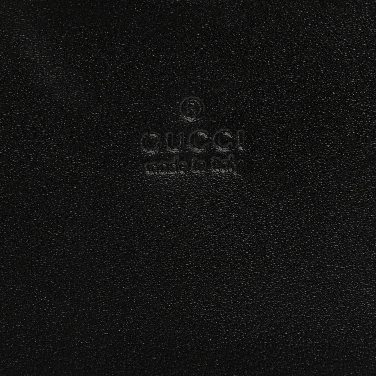 Gucci Guccissima Card Case Wallet Black 6 of 7