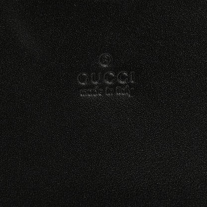 Gucci Guccissima Card Case Wallet Black 6 of 7