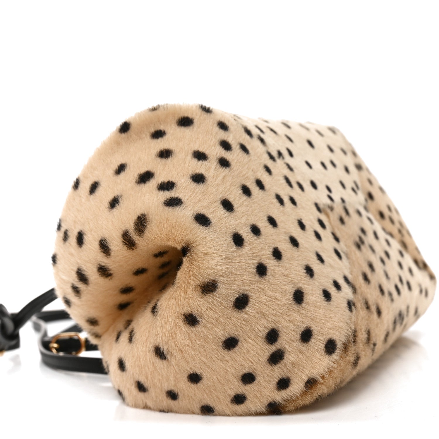 Chanel Pony Hair Cheetah Print Pretty CC Clutch With Strap Light Beige Black 9 of 10