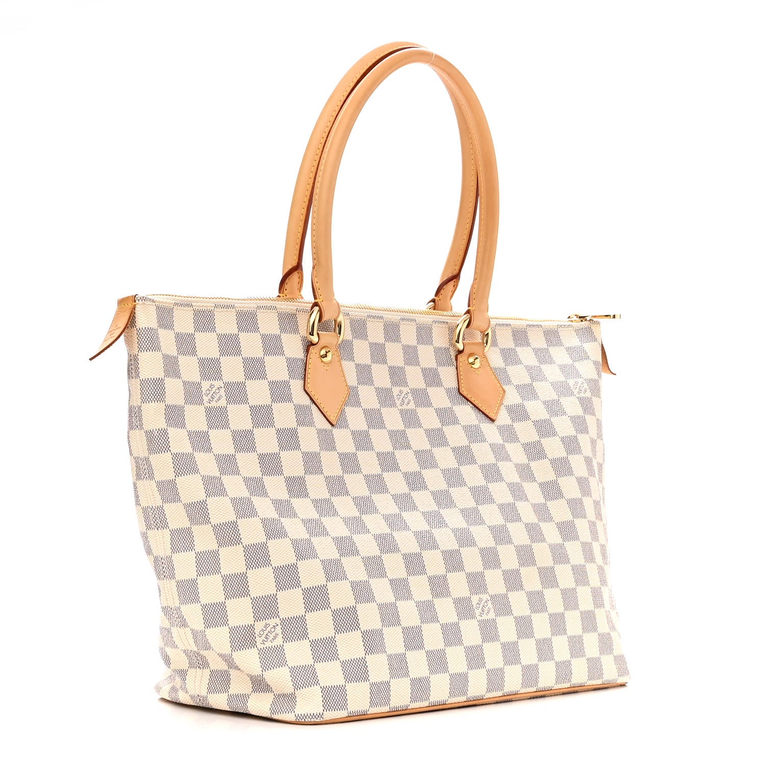 Louis Vuitton Damier Azur Saleya MM 3 of 8