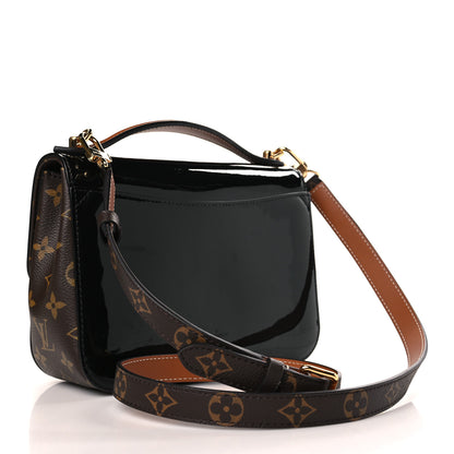 Louis Vuitton Patent Calfskin Monogram Cherrywood BB Black 3 of 7