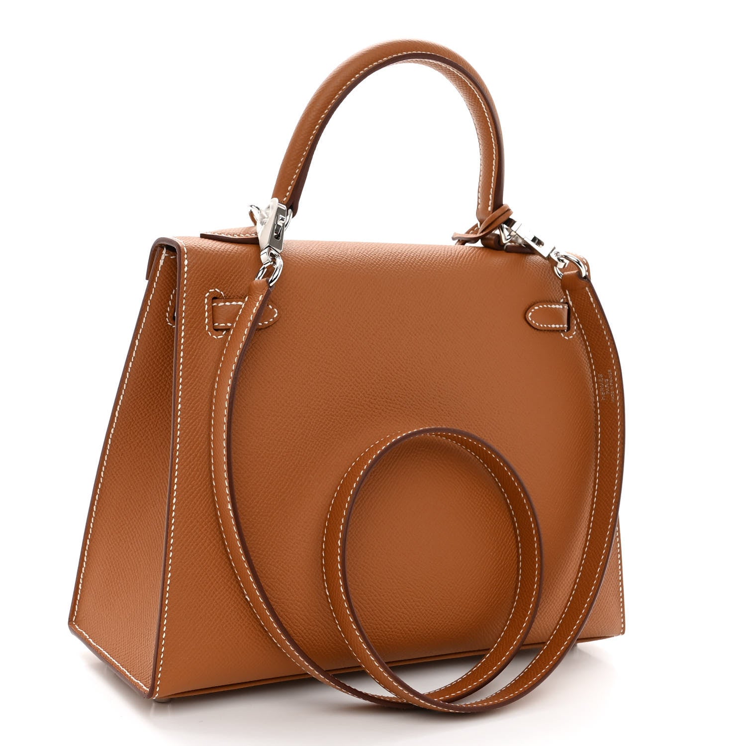 Hermes Epsom Kelly Sellier 25 Gold 3 of 10