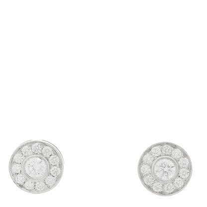Tiffany Platinum Diamond .53ctw Large Circlet Earrings 1 of 4