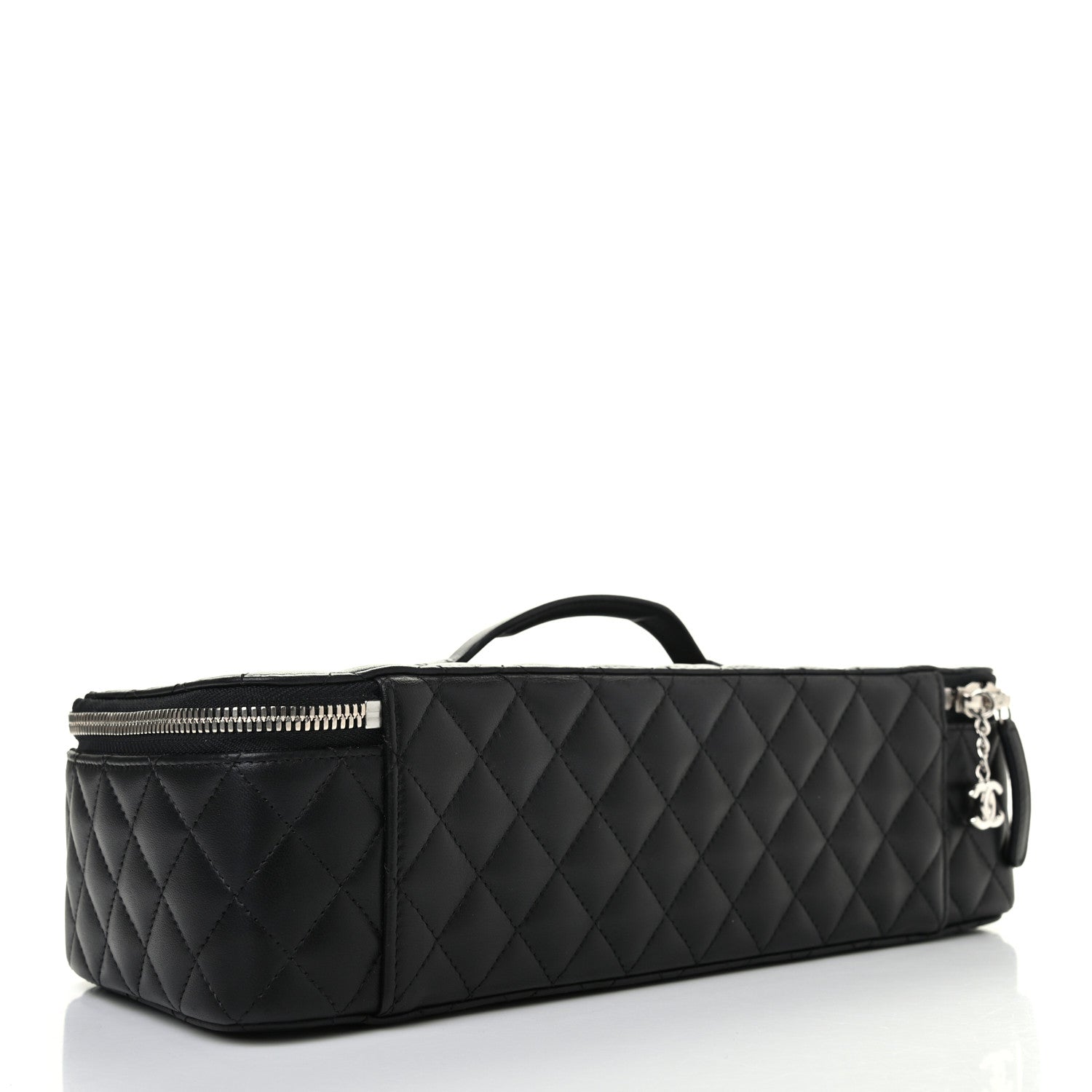 Chanel Lambskin Quilted Large Jewelry Case Black 2 of 6