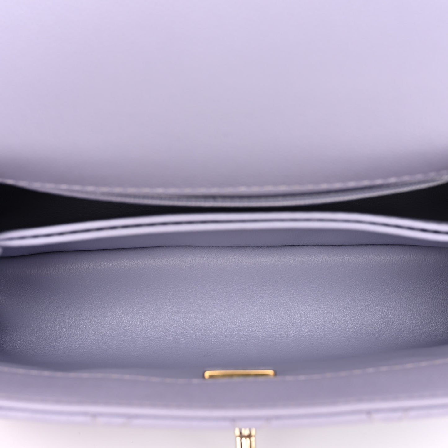 Caviar Quilted Mini Coco Handle Flap Light Purple