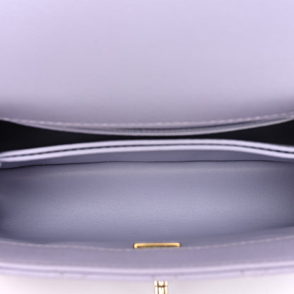 Chanel Caviar Quilted Mini Coco Handle Flap Light Purple 5 of 10