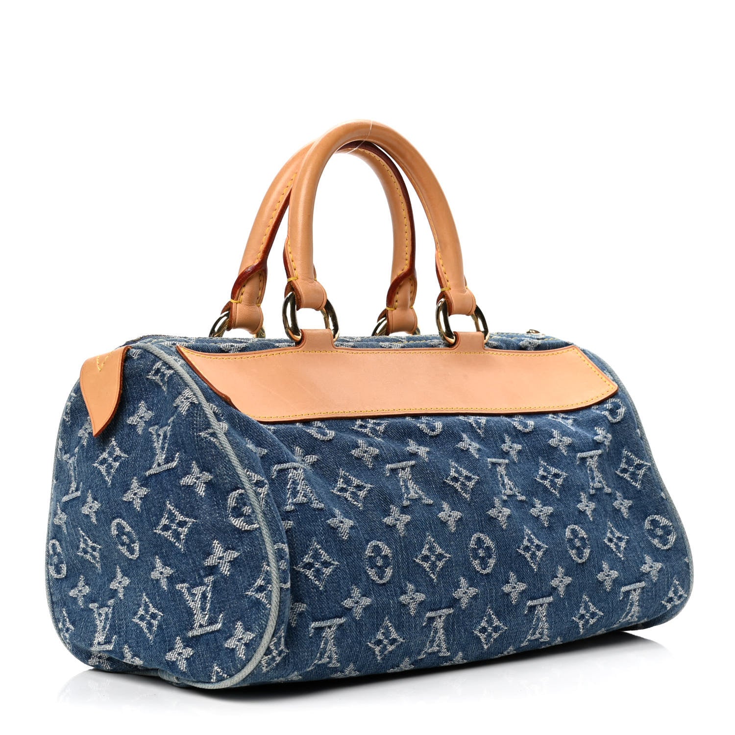 Louis Vuitton Monogram Denim Neo Speedy Blue 2 of 14