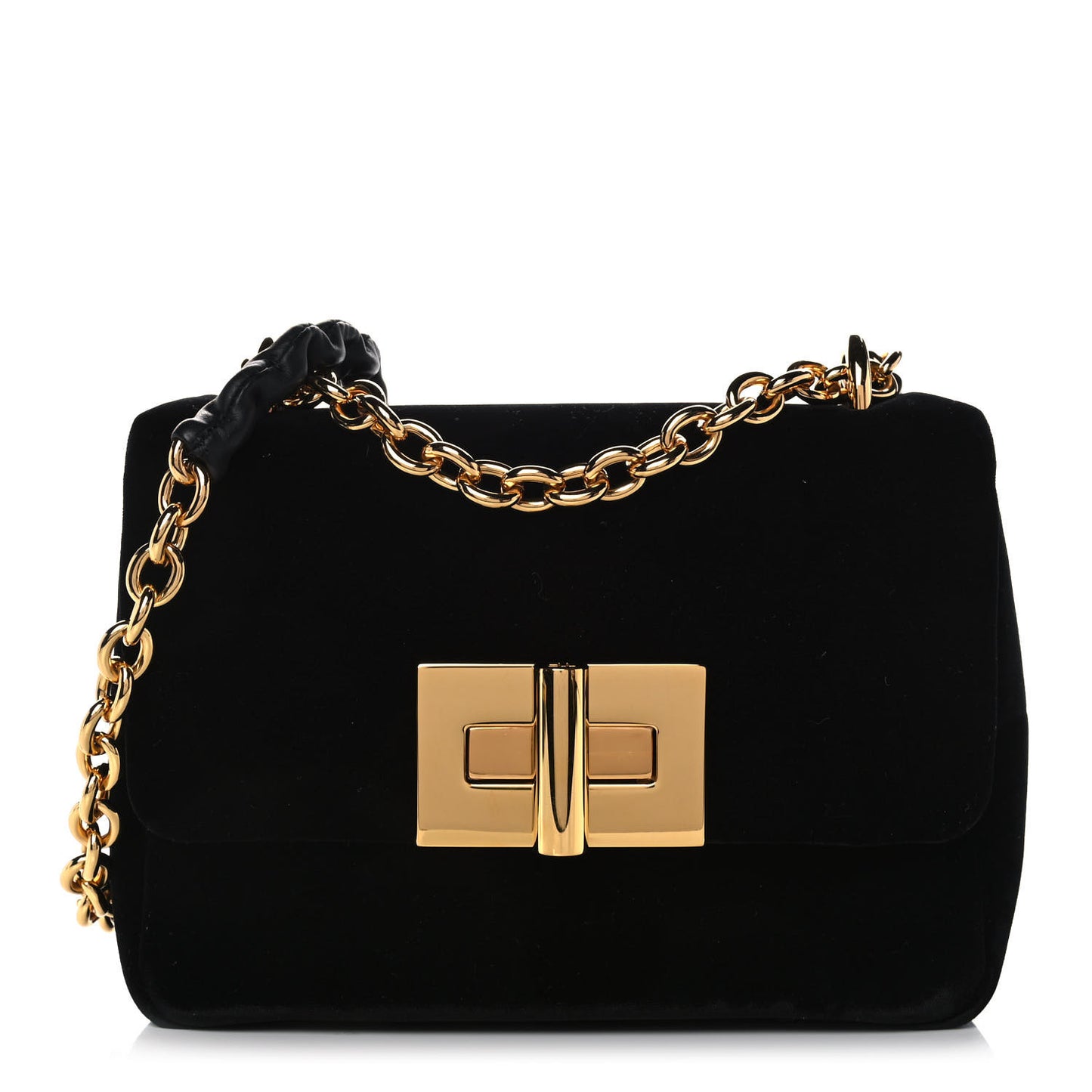 Velvet Natalia Medium Shoulder Bag Black