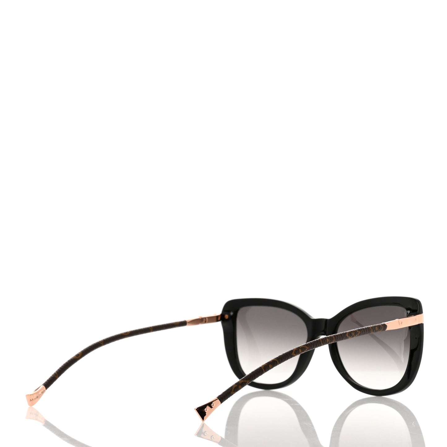 Monogram Acetate Charlotte Sunglasses Z0781W Black