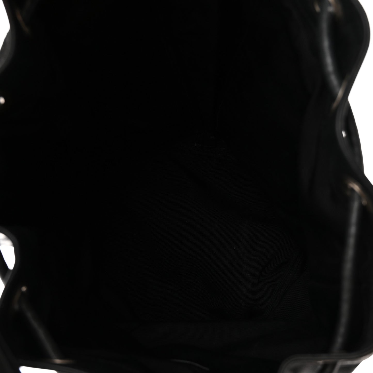 Calfskin Medium Rider Bucket Bag Black