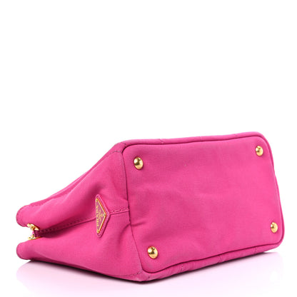 Prada Canapa Small Logo Tote Fuxia 4 of 17