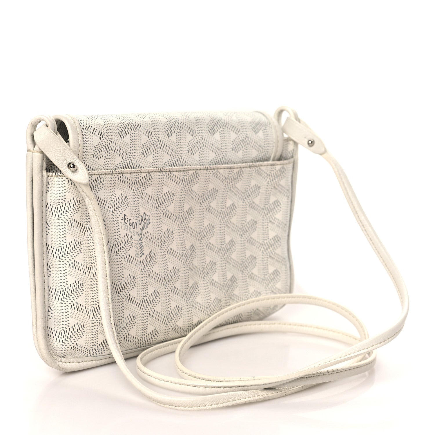 Goyard Goyardine Plumet Wallet Clutch White 3 of 8