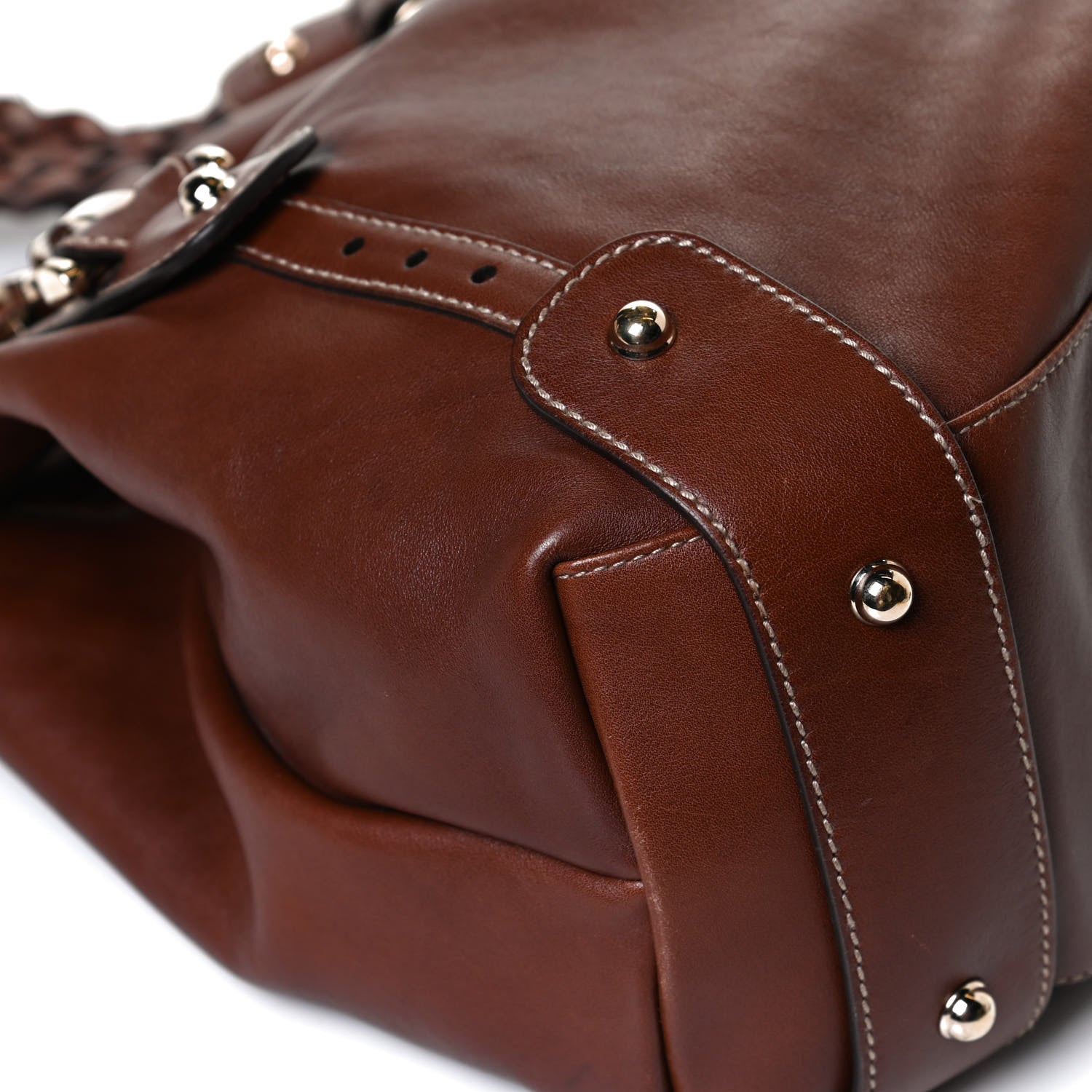 Gucci Calfskin Medium Pelham Shoulder Bag Brown 12 of 12