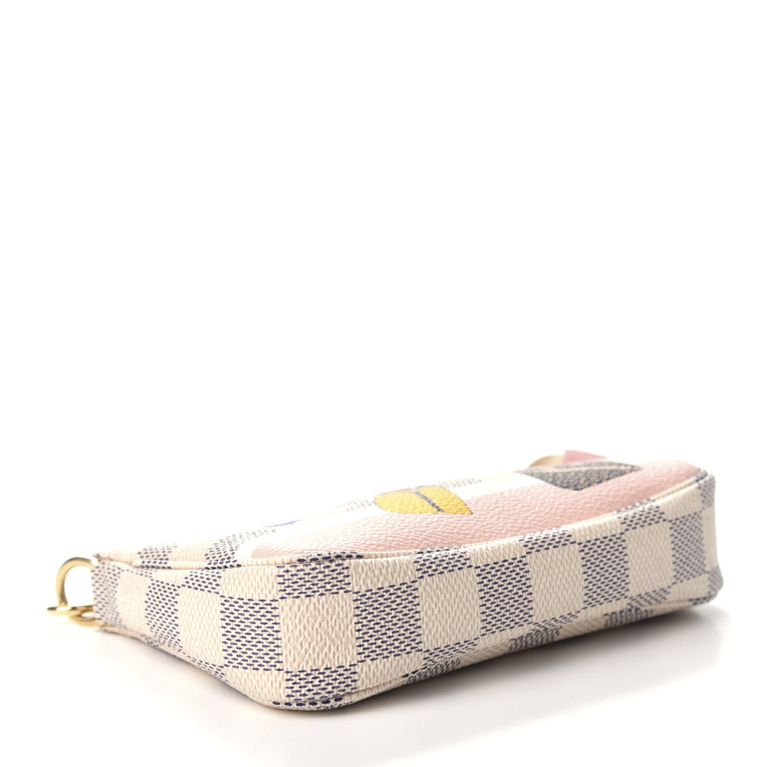 Louis Vuitton Damier Azur 2018 Christmas Animation Mini Pochette Accessories 4 of 10