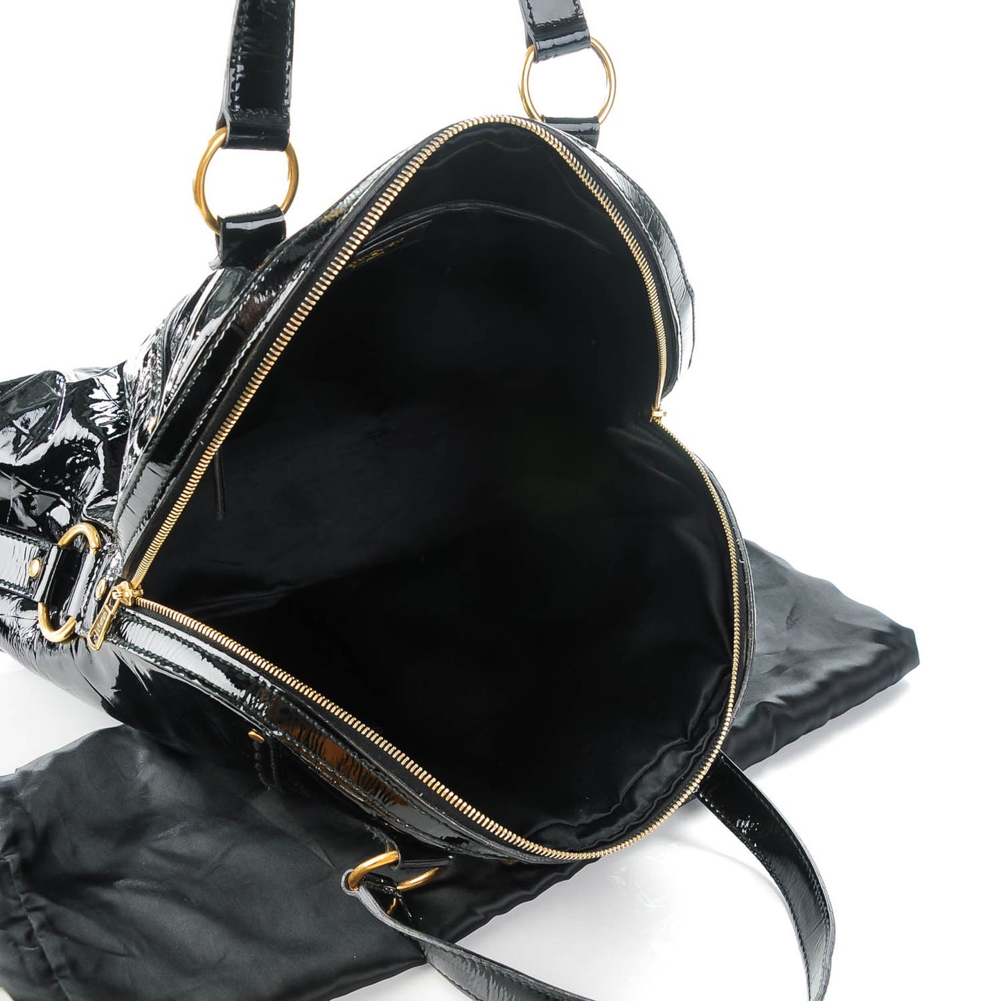 Patent Croc Oversized Muse Black