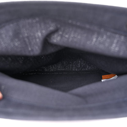 Hermes Canvas Swift Aline Grooming Bag Navy 5 of 10