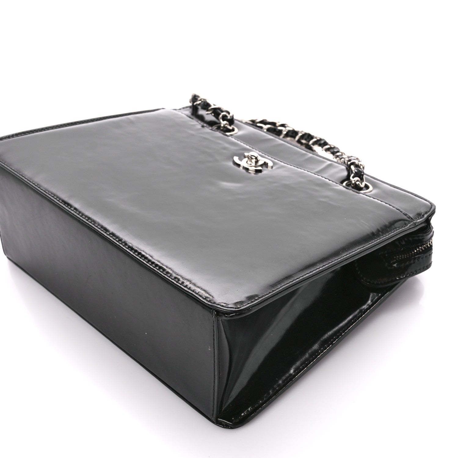 Chanel Patent Handbag Black 11 of 11