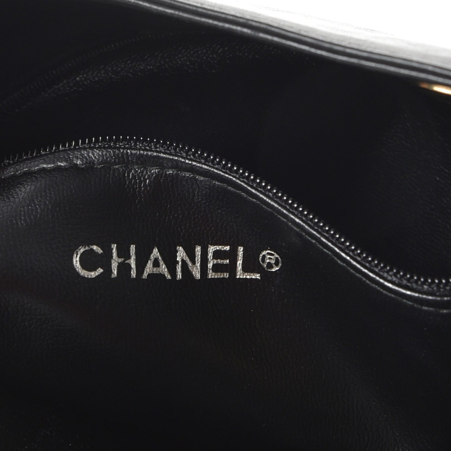 Lambskin Quilted Shoulder Bag Black