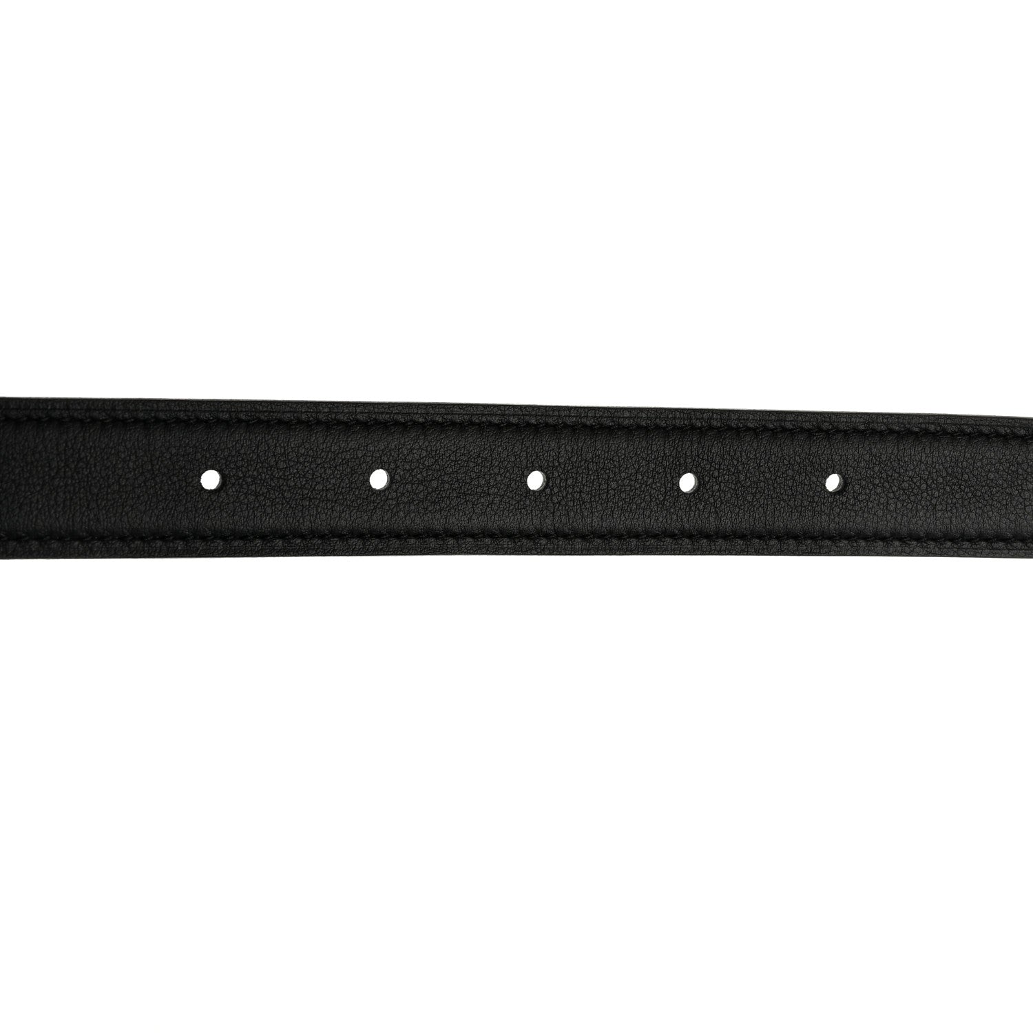 Hermes Swift Epsom 24mm Mini Constance H Belt 75 Black Etoupe 5 of 9