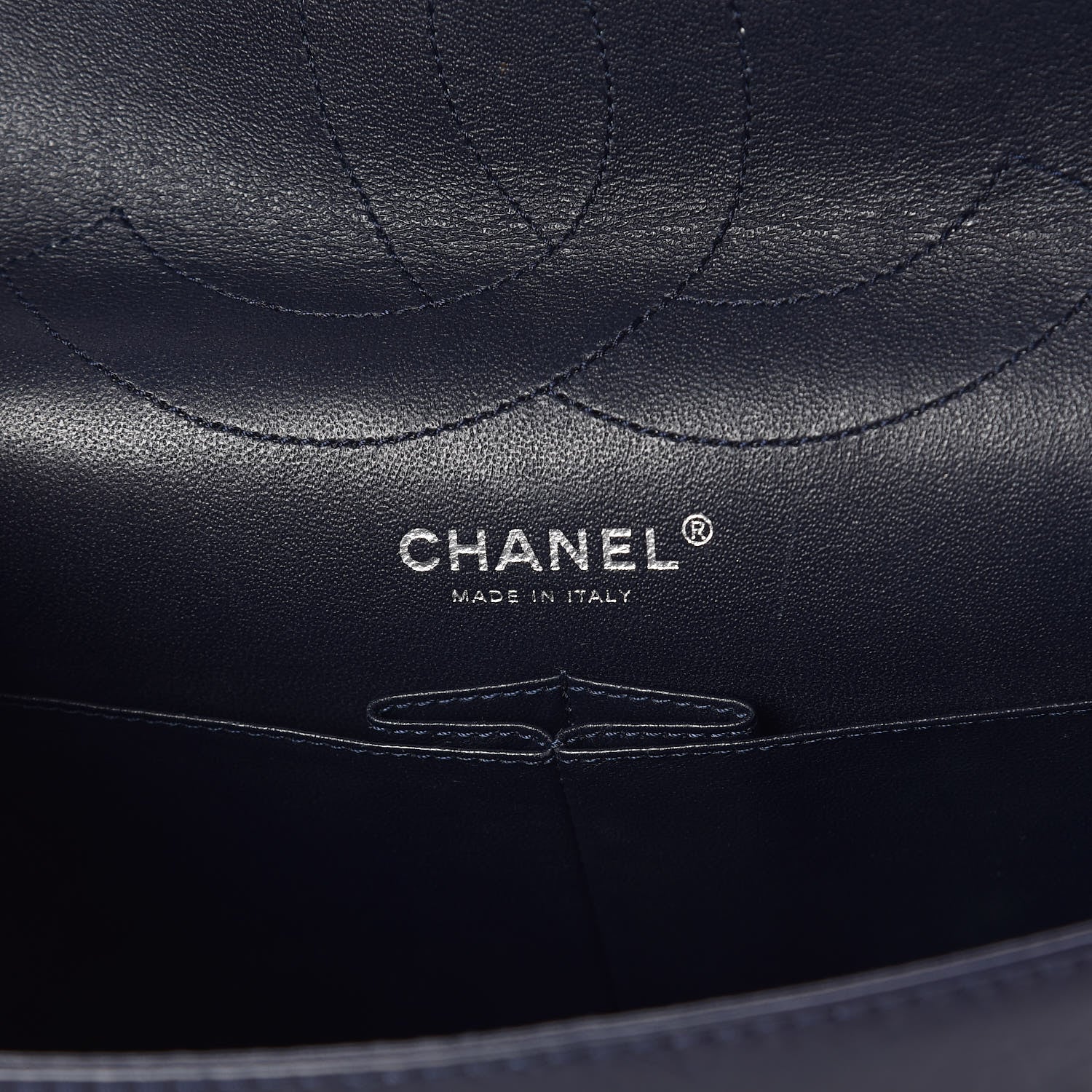Chanel Aged Calfskin Quilted 2.55 Reissue 227 Flap Navy Blue 6 of 13