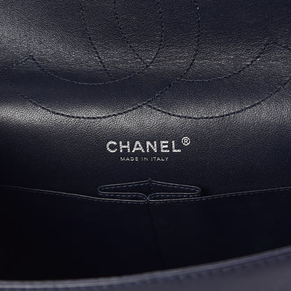 Chanel Aged Calfskin Quilted 2.55 Reissue 227 Flap Navy Blue 6 of 13