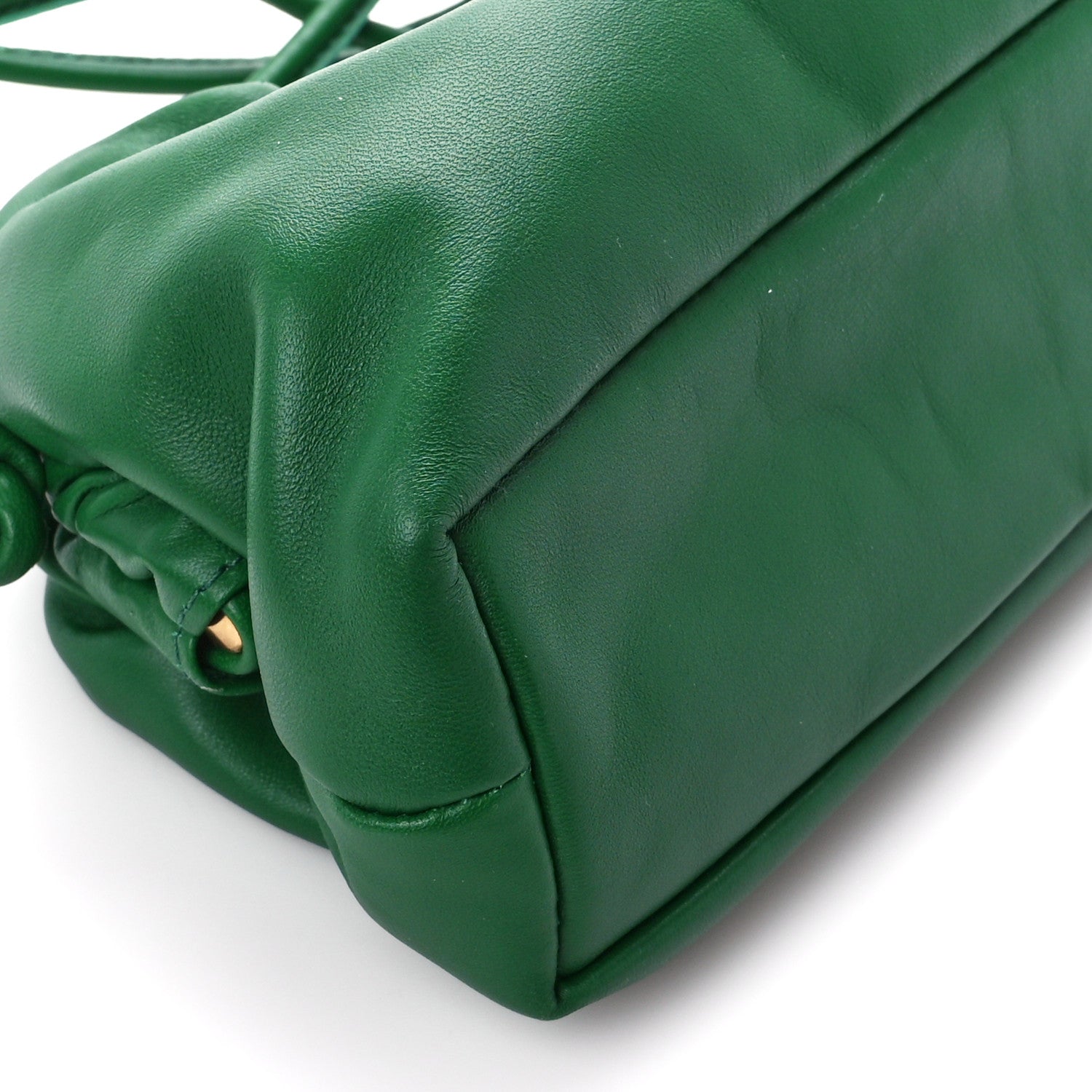 Mansur Gavriel Lambskin Mini Cloud Clutch Green 9 of 10