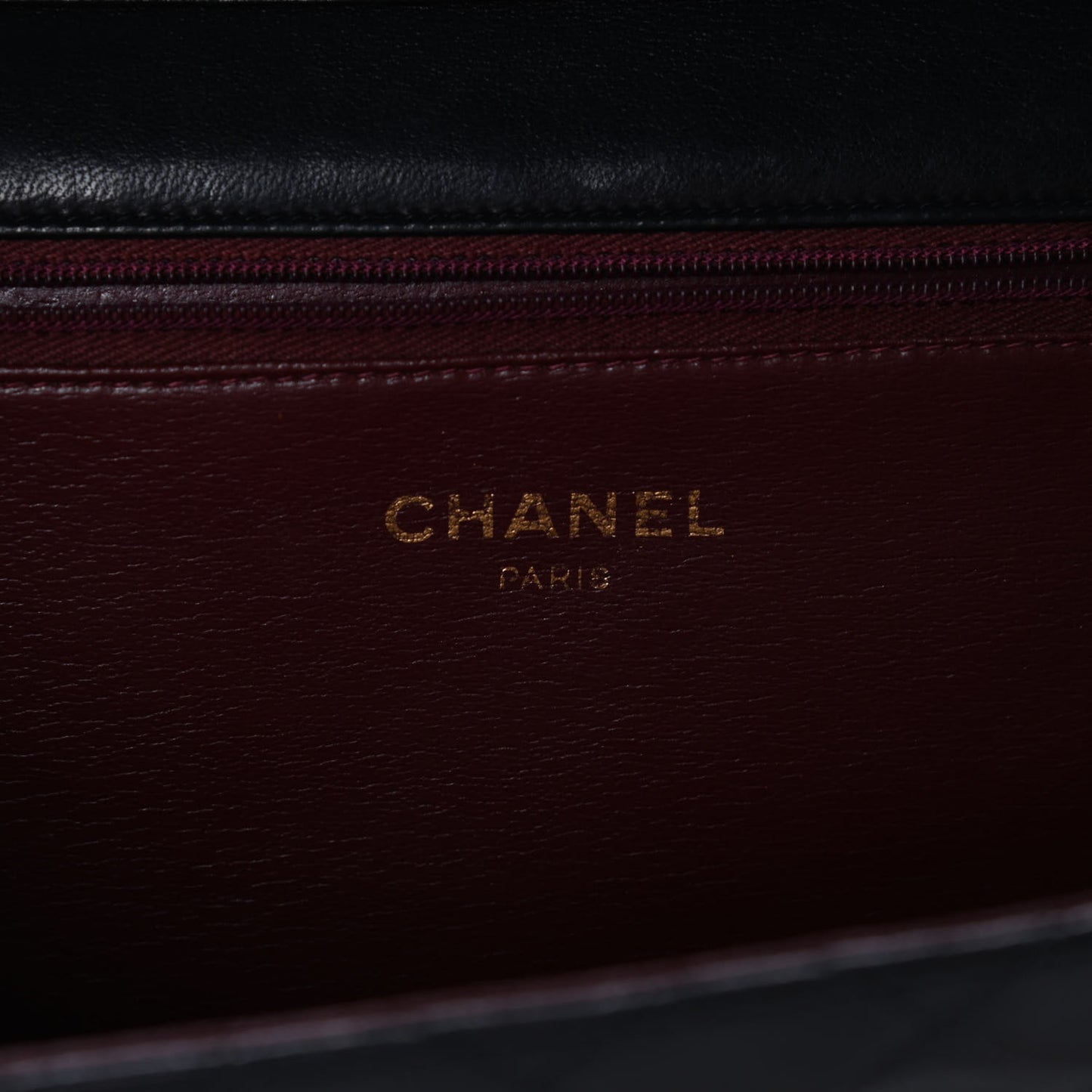 Lambskin Quilted Jumbo Single Flap Black