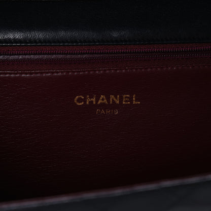 Chanel Lambskin Quilted Jumbo Single Flap Black 5 of 8