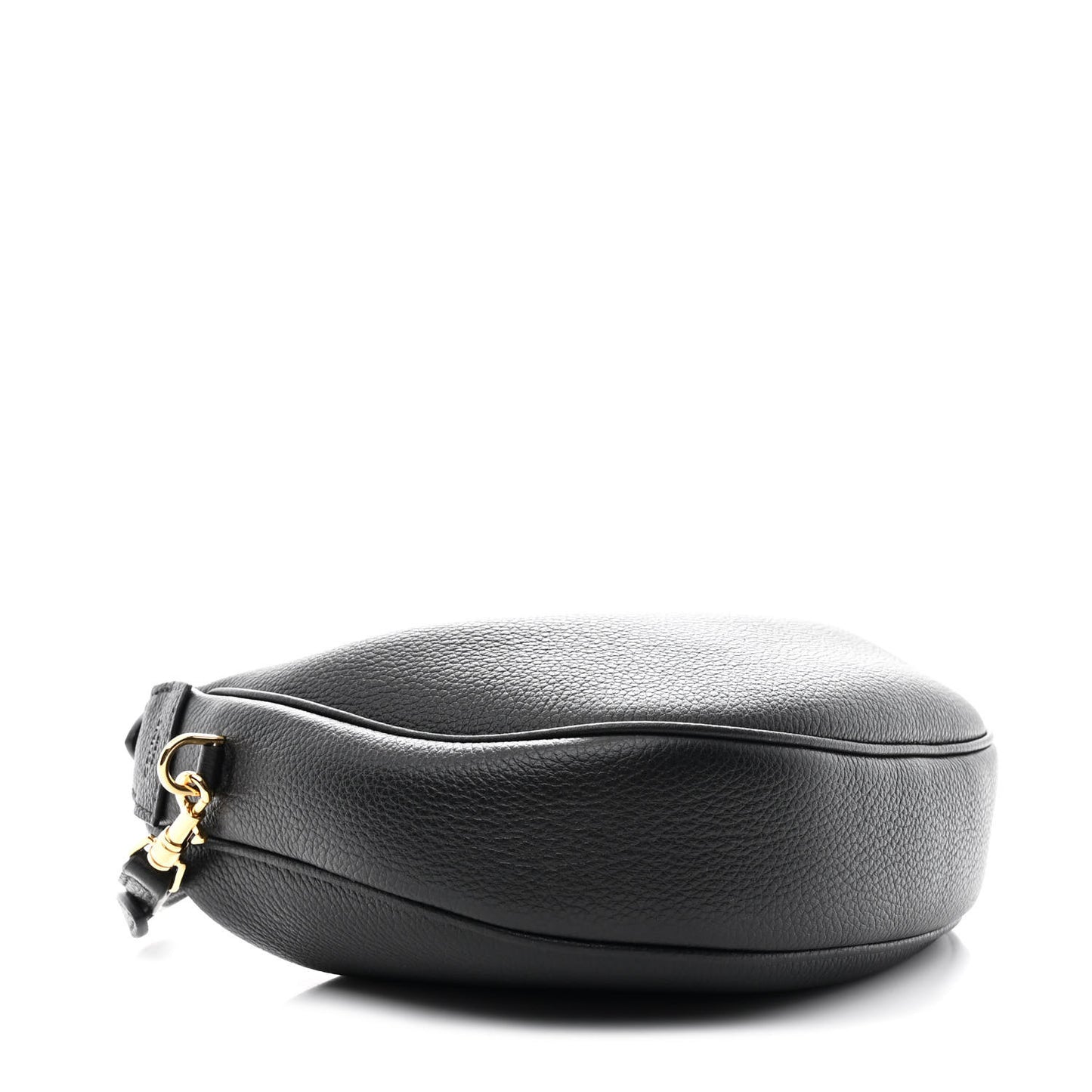 Supple Grained Calfskin Teen Lulu Shoulder Bag Black