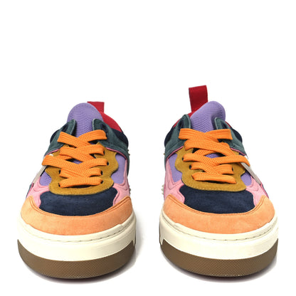 Christian Louboutin Calfskin Suede Spike Astroloubi Donna Low Top Sneakers 37.5 Multicolor 3 of 8