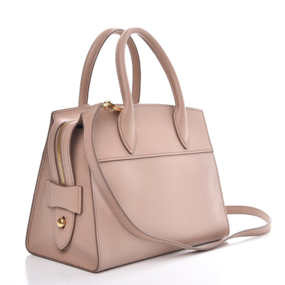 Prada Saffiano City Calf Small Esplanade Tote Cipria 3 of 8