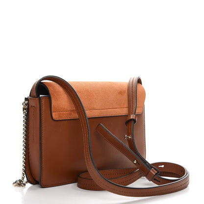 Chloe Suede Calfskin Small Faye Shoulder Bag Tobacco 3 of 7