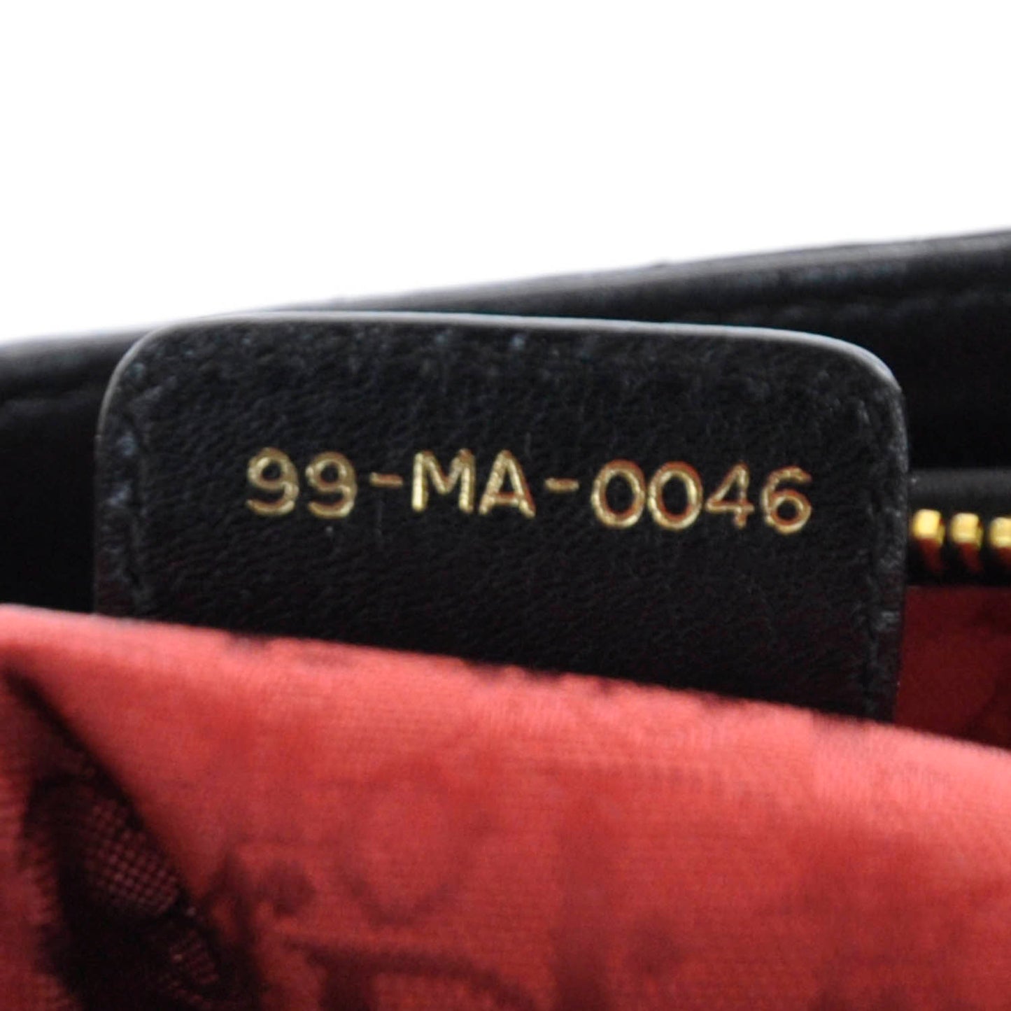 Lambskin Cannage Medium Lady Dior Black