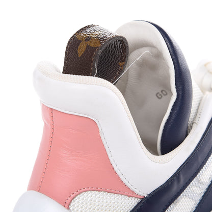 Louis Vuitton Calfskin Technical Nylon LV Archlight Sneaker 38 White 9 of 10