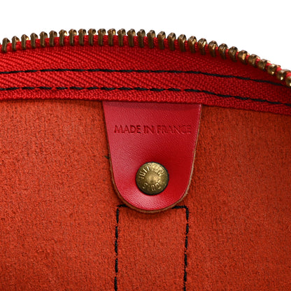 Louis Vuitton Epi Keepall 50 Castillan Red 6 of 11