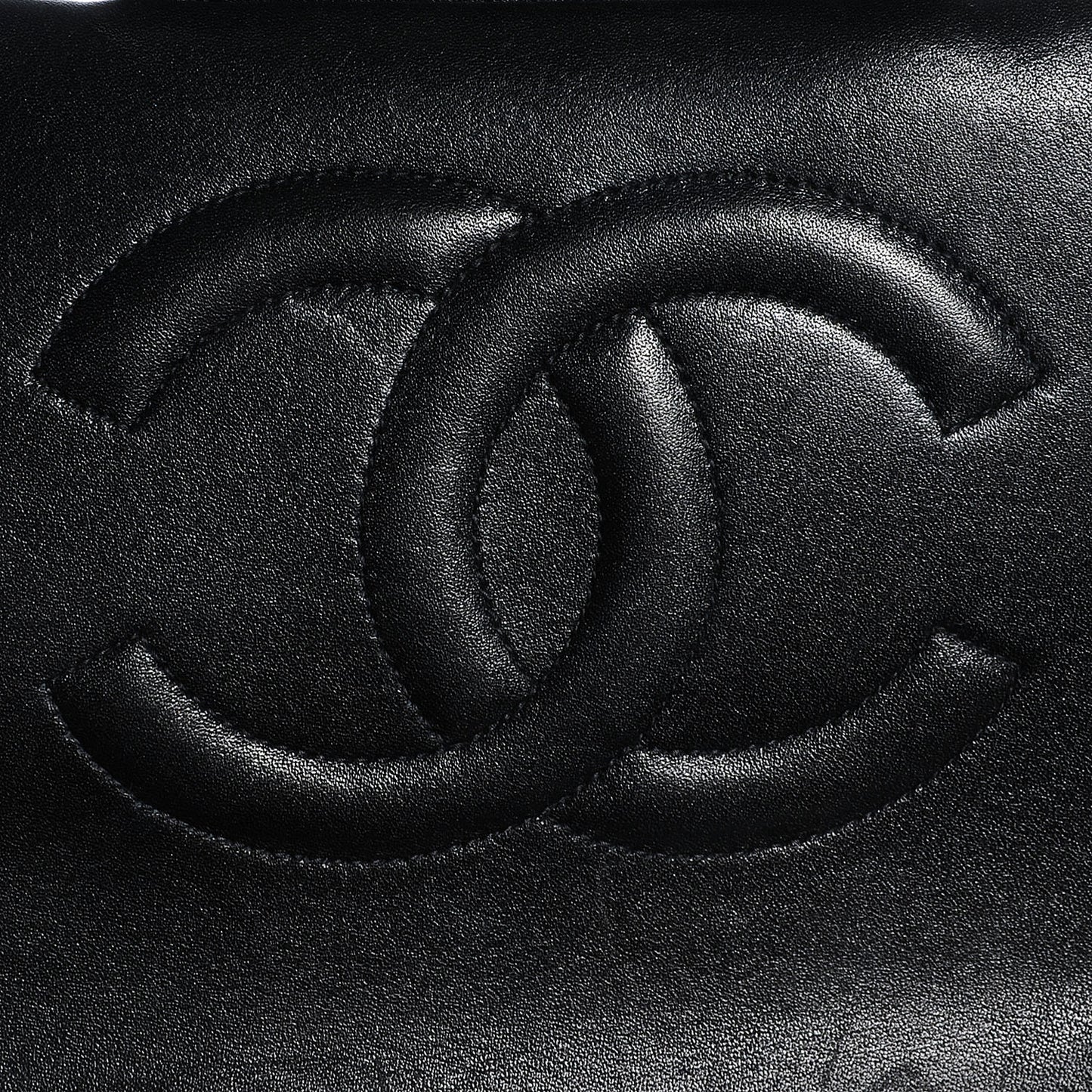 Lambskin XL Jumbo Flap Black