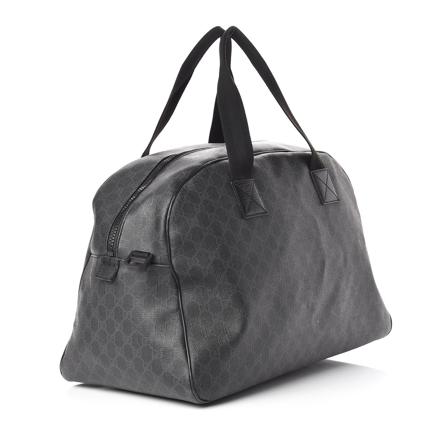 GG Supreme Monogram Duffle Bag Black
